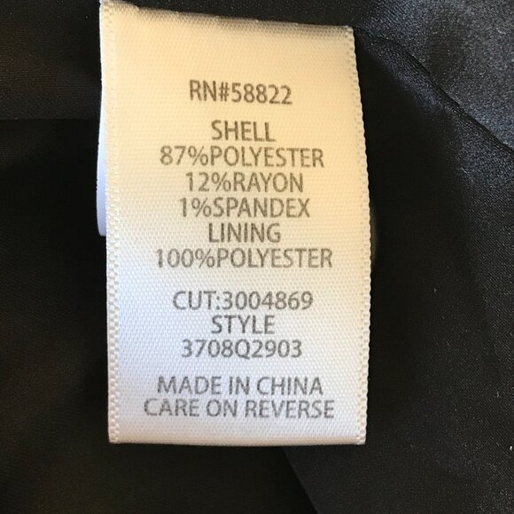 Max Studio suit women S black/brown houndstooth wide leg academia preppy luxury - Picture 6 of 8